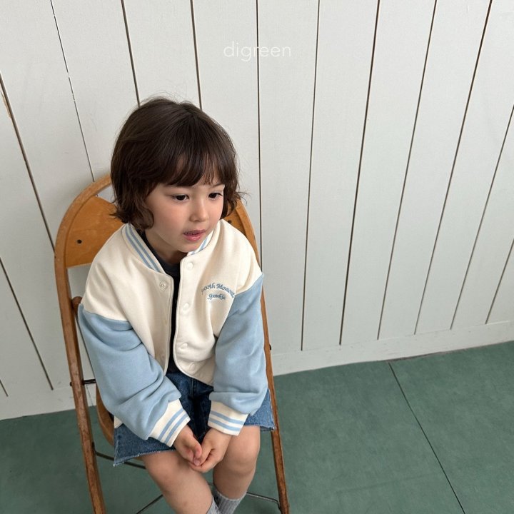 Digreen - Korean Children Fashion - Varsity Jumper - Photo 1 - Spring 2025