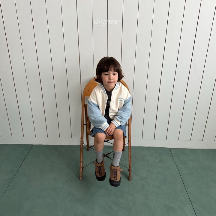 Digreen - Korean Children Fashion - Varsity Jumper - Photo 2 - Spring 2025