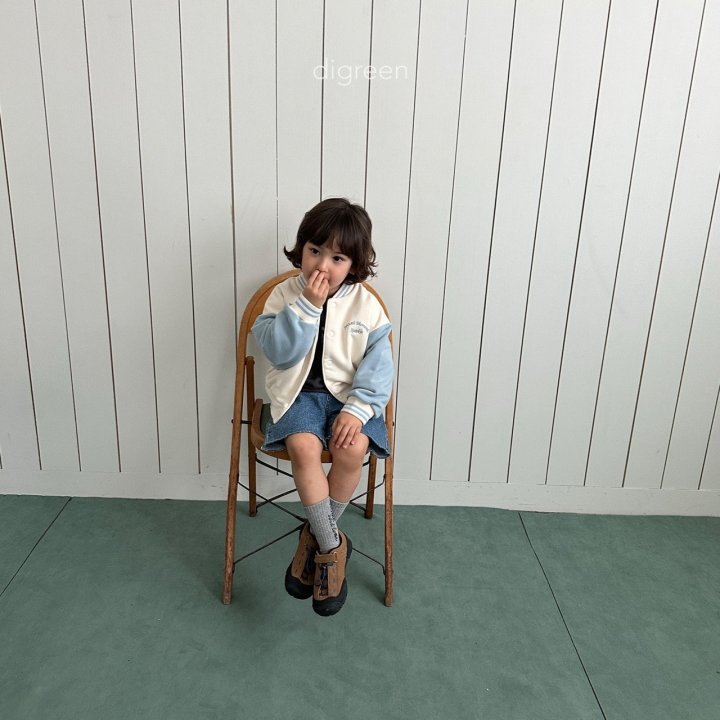 Digreen - Korean Children Fashion - Varsity Jumper - Photo 3 - Spring 2025