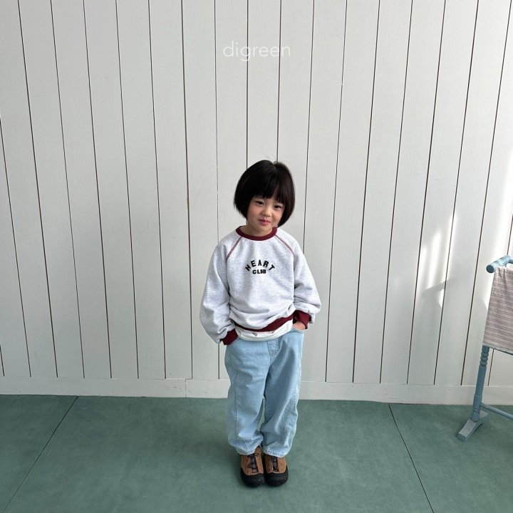 Digreen - Korean Children Fashion - Heart Club Sweatshirts - Photo 4 - Spring 2025