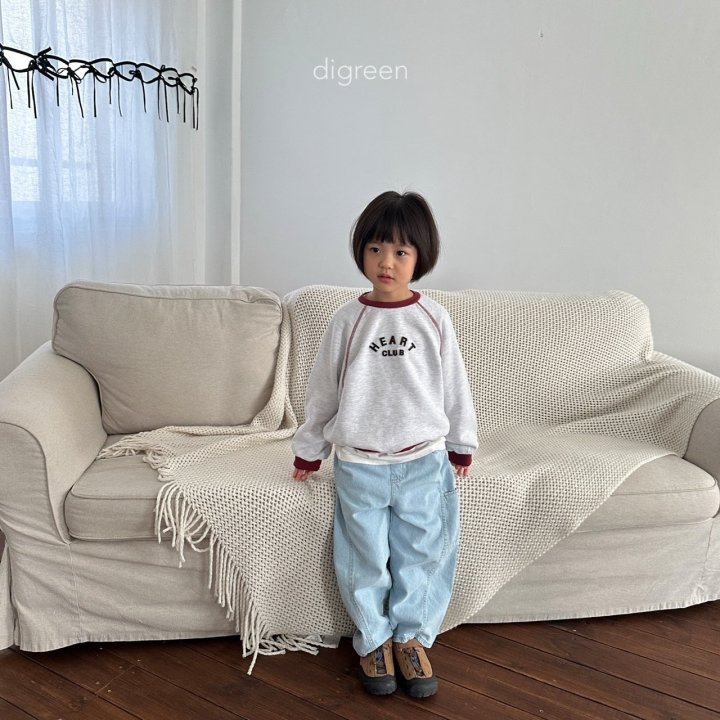Digreen - Korean Children Fashion - Heart Club Sweatshirts - Photo 7 - Spring 2025
