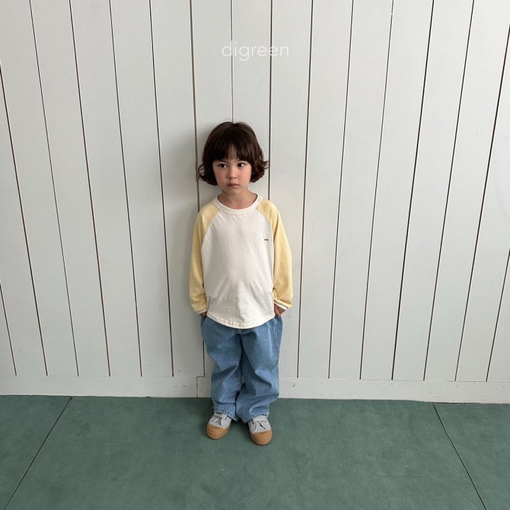 Digreen - Korean Children Fashion - Here Raglan Tee - Photo 8 - Spring 2025