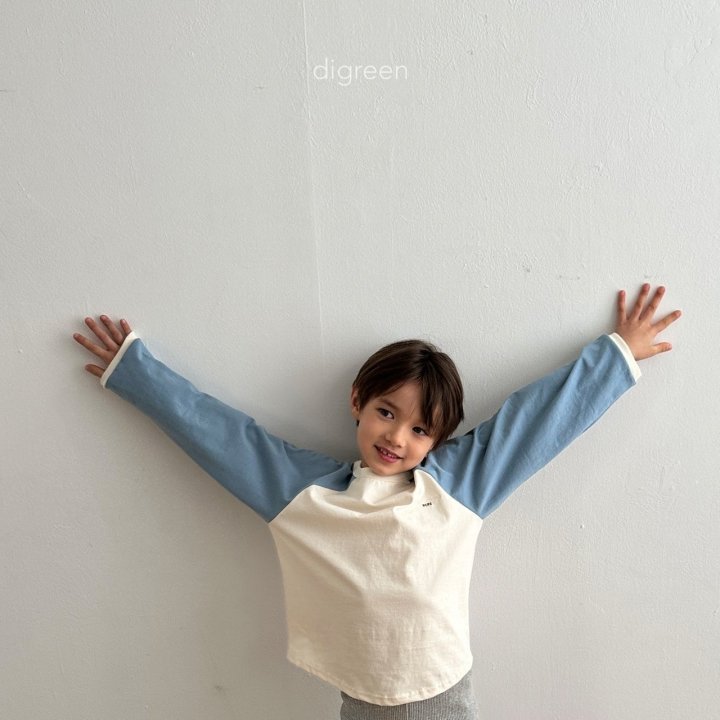 Digreen - Korean Children Fashion - Here Raglan Tee - Photo 9 - Spring 2025