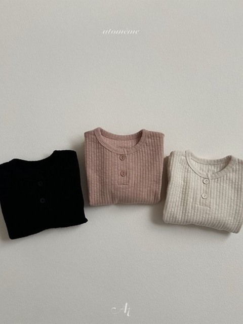 Miyu Ribbed Button Tee