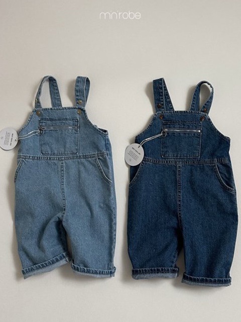 Poing Zipper Overalls