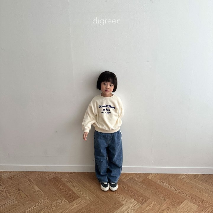 Digreen - Korean Children Fashion - Pintuck Denim Pants - Photo 10 - Spring 2025