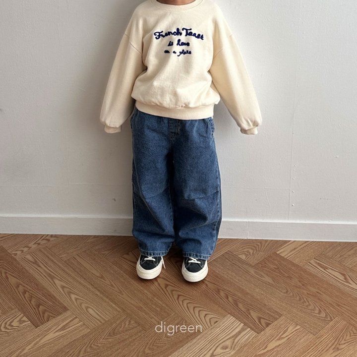 Digreen - Korean Children Fashion - Pintuck Denim Pants - Photo 9 - Spring 2025