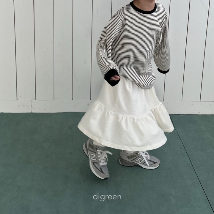 Digreen - Korean Children Fashion - Wrinkle Skirt - Photo 1 - Spring 2025