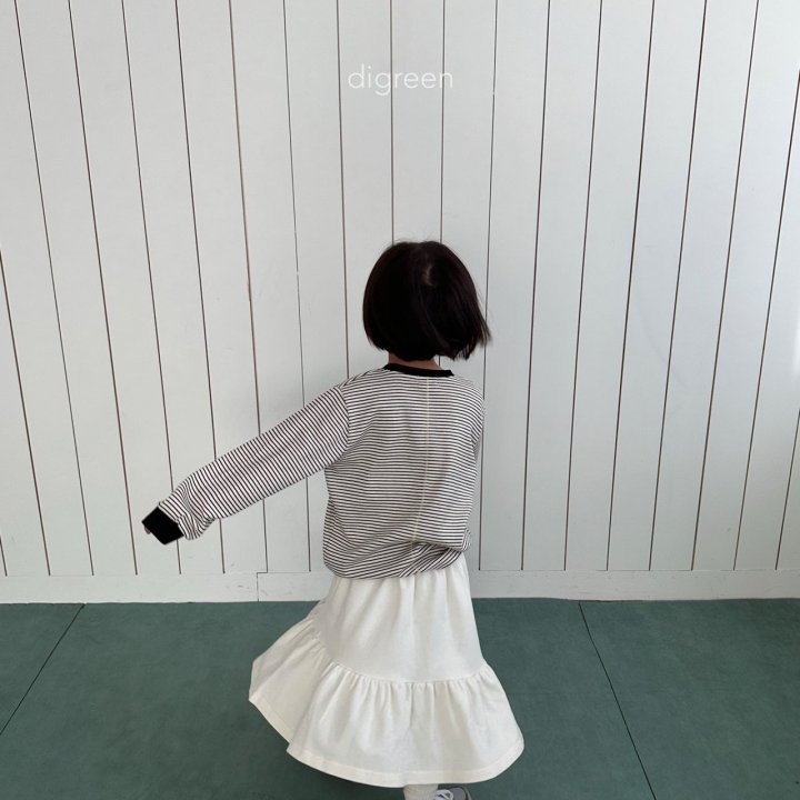 Digreen - Korean Children Fashion - Wrinkle Skirt - Photo 2 - Spring 2025