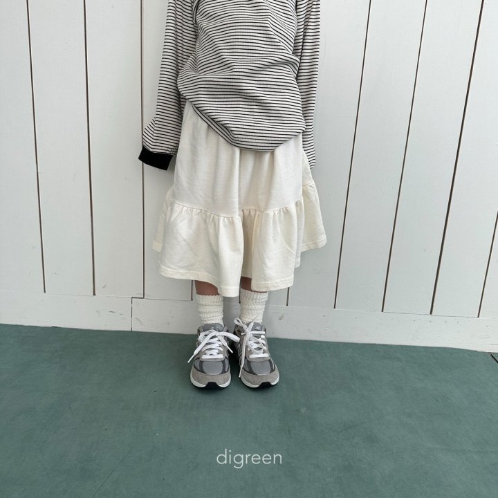 Digreen - Korean Children Fashion - Wrinkle Skirt - Photo 3 - Spring 2025