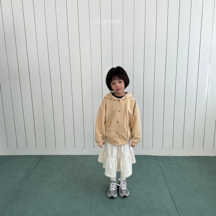 Digreen - Korean Children Fashion - Wrinkle Skirt - Photo 6 - Spring 2025