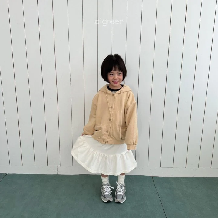 Digreen - Korean Children Fashion - Wrinkle Skirt - Photo 9 - Spring 2025