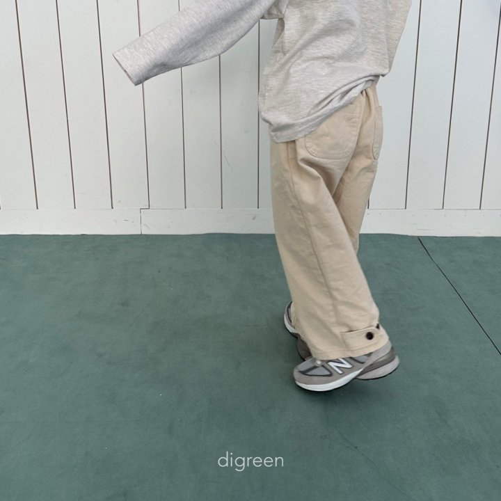Digreen - Korean Children Fashion - Flip Pants - Photo 2 - Spring 2025