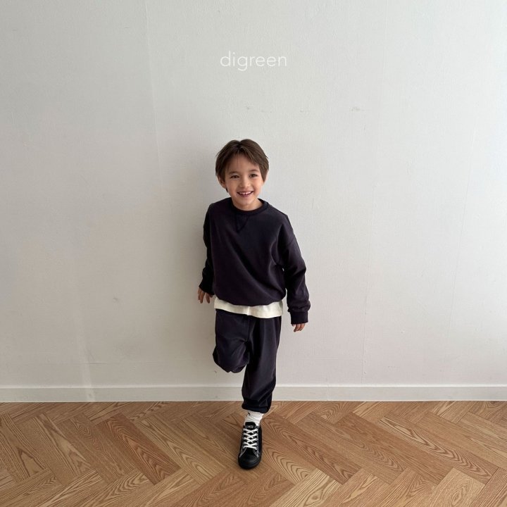 Digreen - Korean Children Fashion - Terry Jogger Pants - Photo 3 - Spring 2025