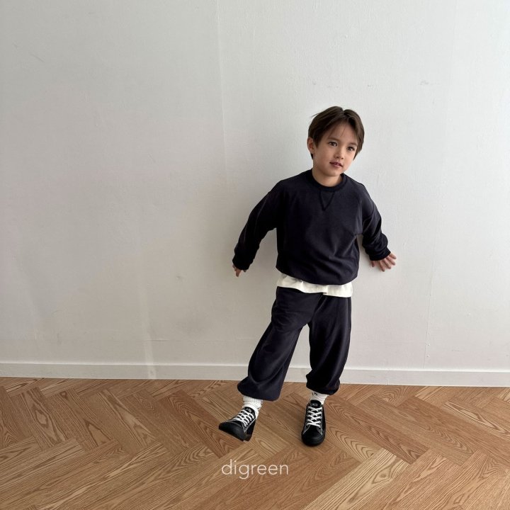 Digreen - Korean Children Fashion - Terry Jogger Pants - Photo 6 - Spring 2025