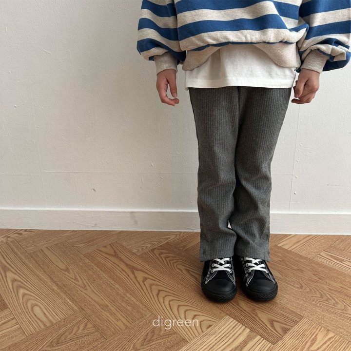 Digreen - Korean Children Fashion - Two Button Bootcut Pants - Photo 12 - Spring 2025