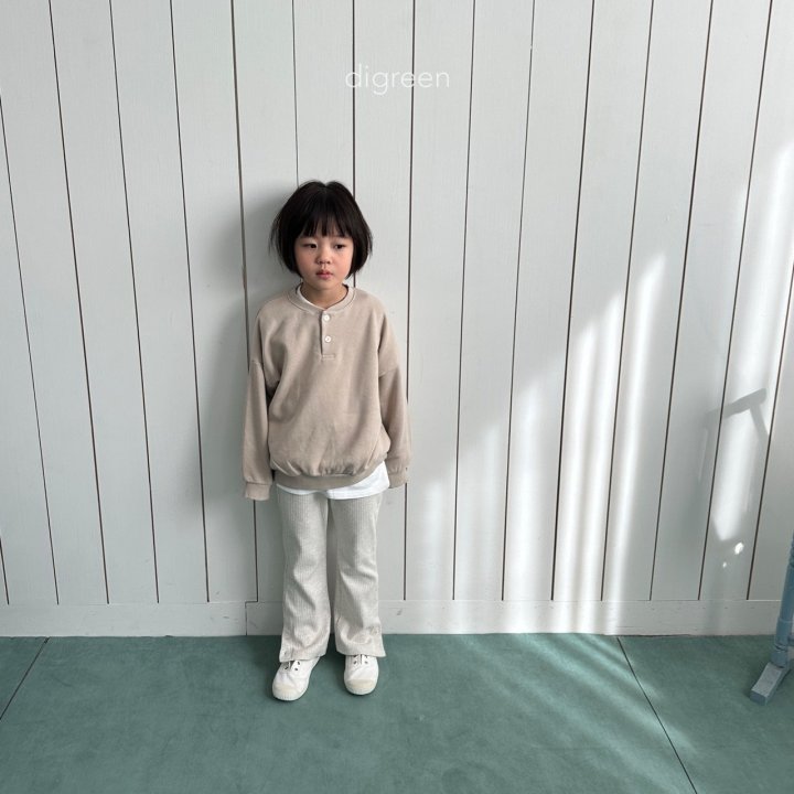 Digreen - Korean Children Fashion - Two Button Bootcut Pants - Photo 4 - Spring 2025