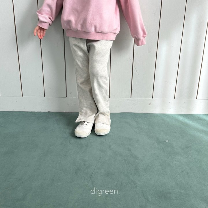 Digreen - Korean Children Fashion - Two Button Bootcut Pants - Photo 6 - Spring 2025