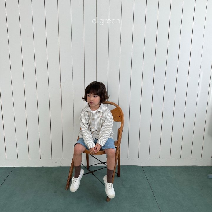 Digreen - Korean Children Fashion - Stripe Delion Shirt - Photo 10 - Spring 2025