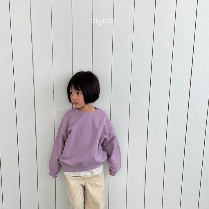 Digreen - Korean Children Fashion - Block Sweatshirts - Photo 1 - Spring 2025