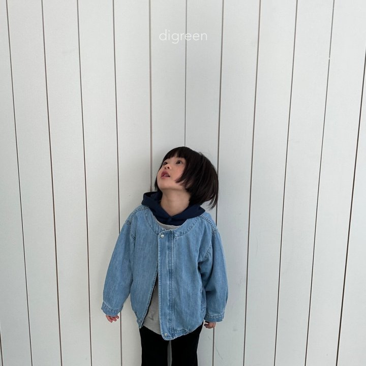 Digreen - Korean Children Fashion - Round Denim Jacket - Photo 5 - Spring 2025