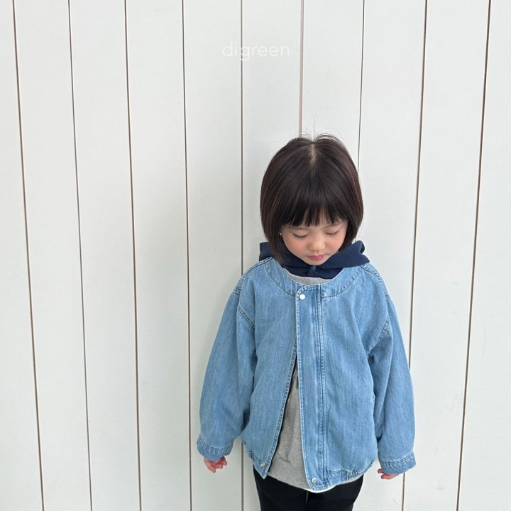 Digreen - Korean Children Fashion - Round Denim Jacket - Photo 9 - Spring 2025