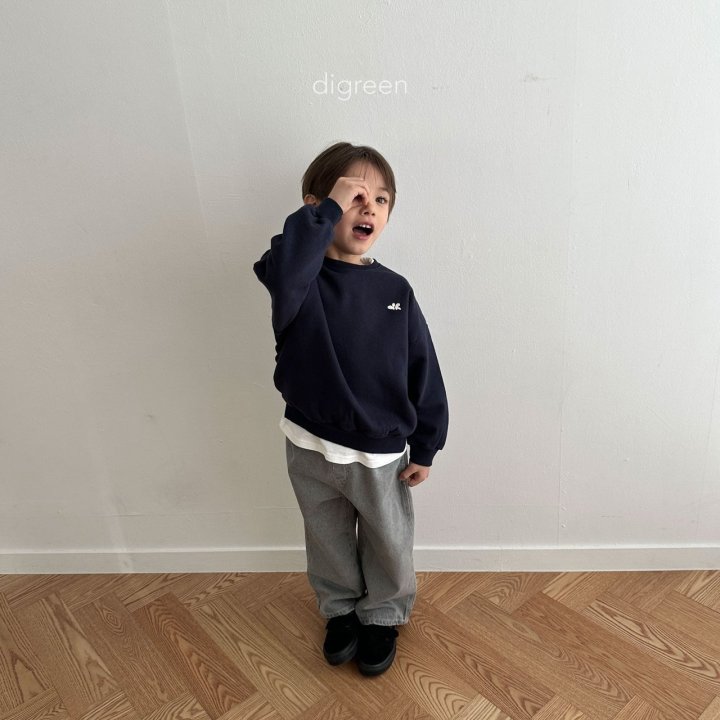 Digreen - Korean Children Fashion - Slit Sweatshirts - Photo 2 - Spring 2025