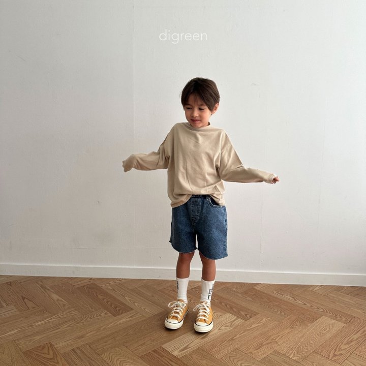 Digreen - Korean Children Fashion - Round Neck Tee - Photo 11 - Spring 2025