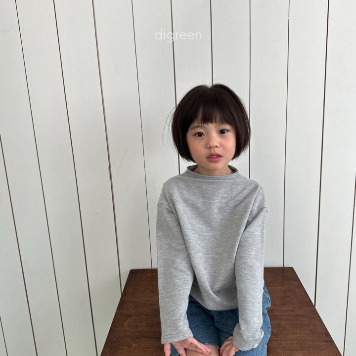 Digreen - Korean Children Fashion - Round Neck Tee - Photo 2 - Spring 2025