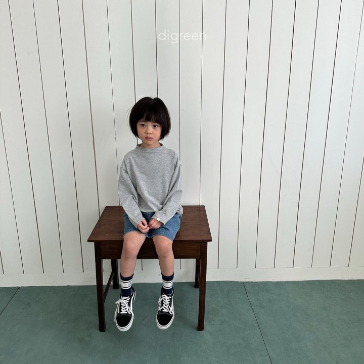 Digreen - Korean Children Fashion - Round Neck Tee - Photo 4 - Spring 2025