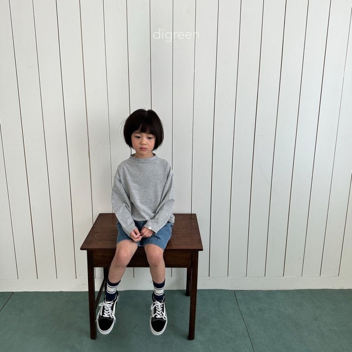 Digreen - Korean Children Fashion - Round Neck Tee - Photo 5 - Spring 2025