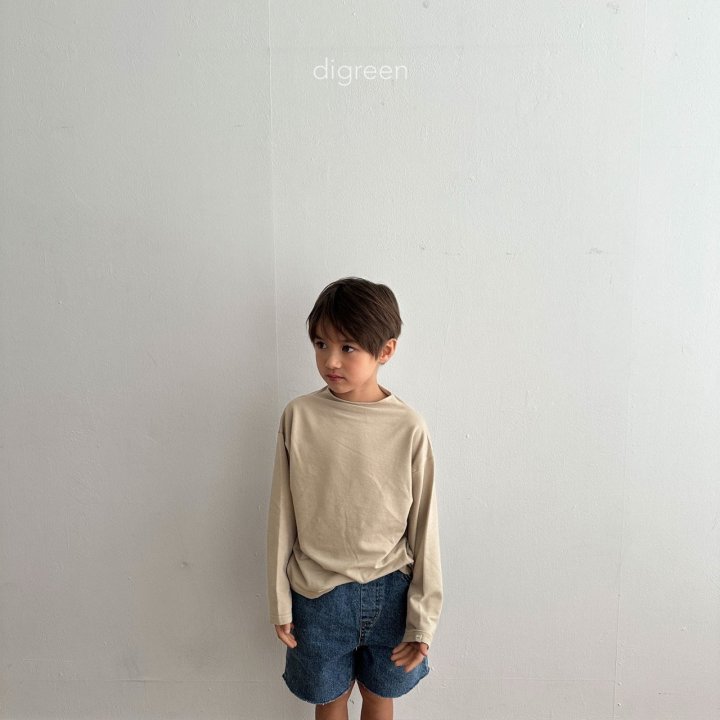 Digreen - Korean Children Fashion - Round Neck Tee - Photo 8 - Spring 2025