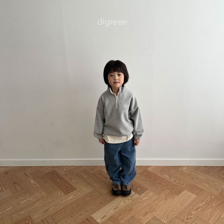 Digreen - Korean Children Fashion - Marshmallow Half Zip-up Jacket - Photo 12 - Spring 2025
