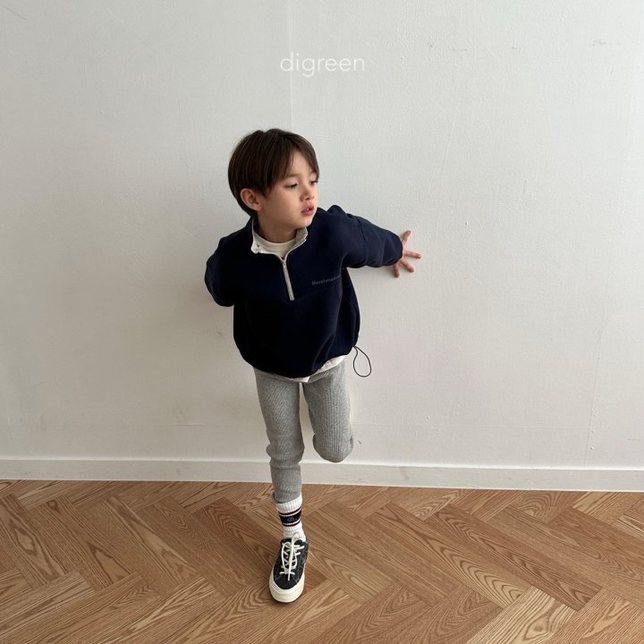 Digreen - Korean Children Fashion - Marshmallow Half Zip-up Jacket - Photo 5 - Spring 2025