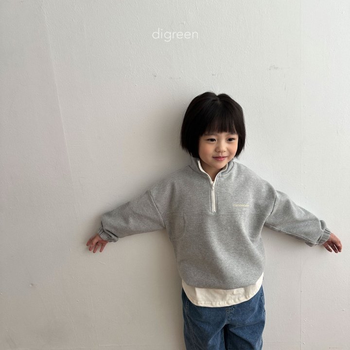 Digreen - Korean Children Fashion - Marshmallow Half Zip-up Jacket - Photo 9 - Spring 2025