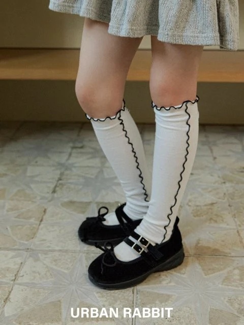 Curly Knee Socks