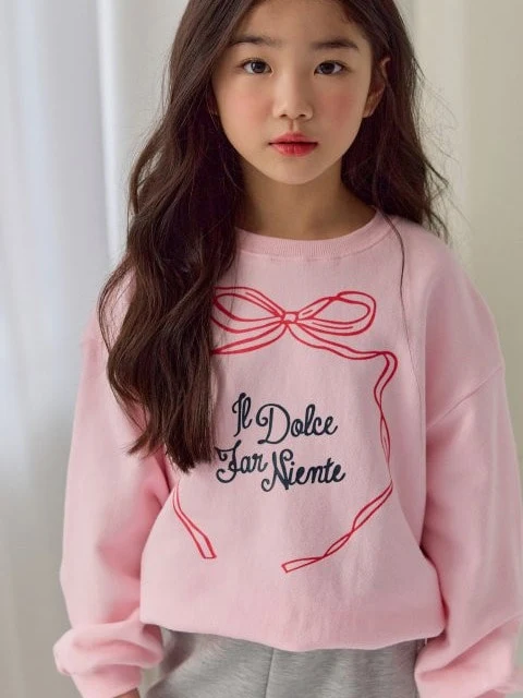 Ladolcher Ribbon Sweatshirts