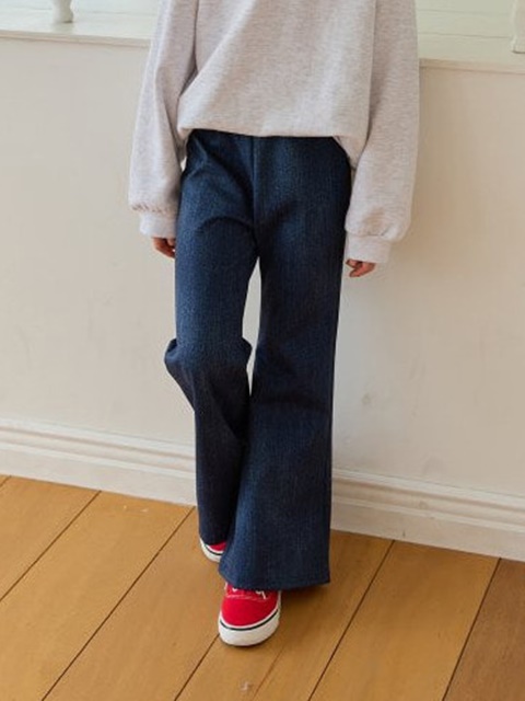 Span Denim Bootcut Pants Span Denim Bootcut Pants
