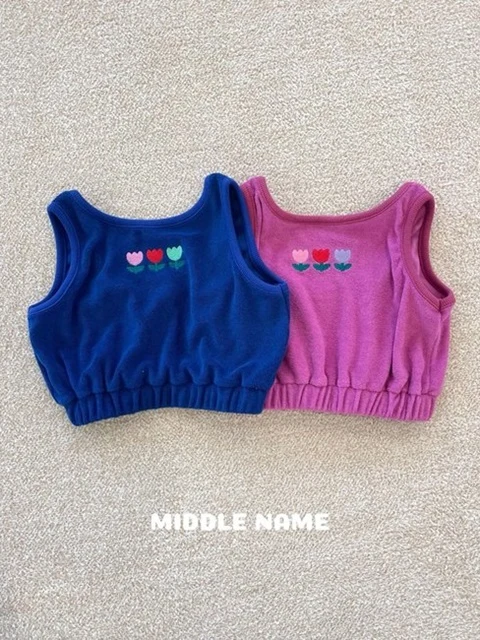 Flower Embroidery Vest