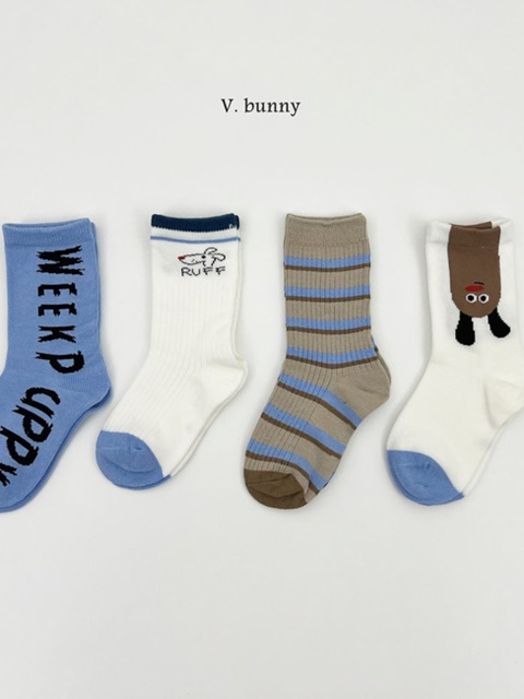 Week Puff Socks Set