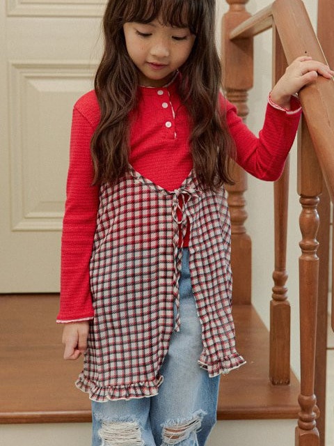 Coordination Check One-piece