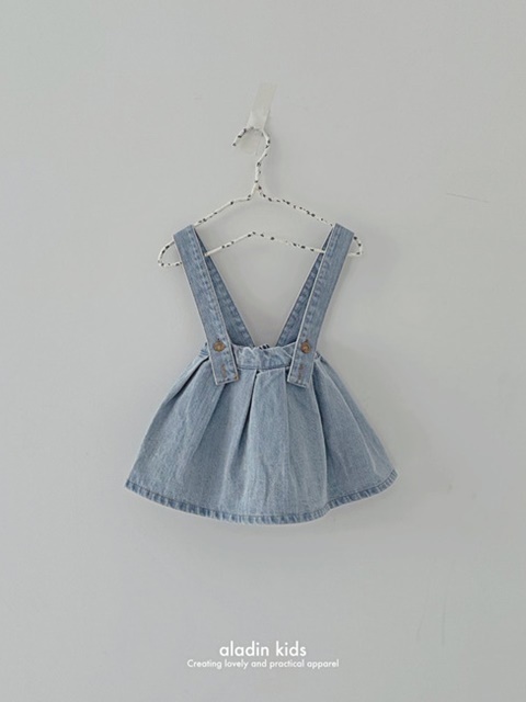 Suspender Pintuck Skirt