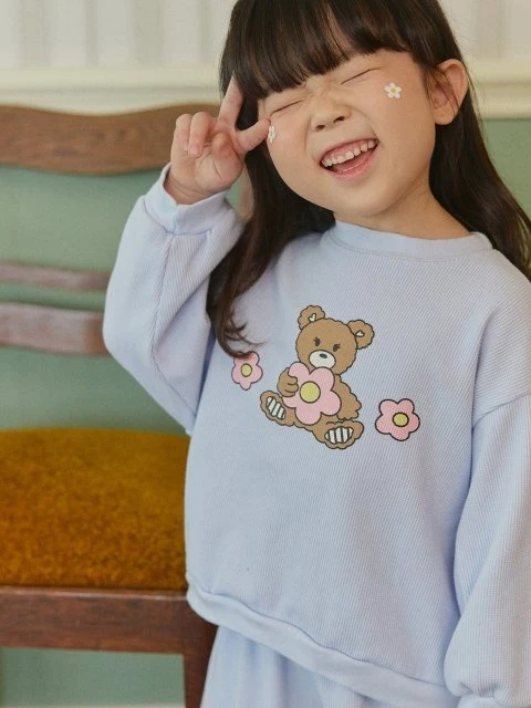 Waffle Bear Top Bottom Set Waffle Bear Top Bottom Set