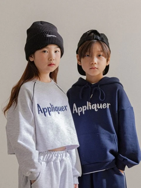 Appliquer Crop Sweatshirts