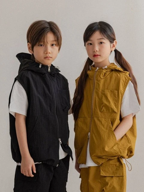 Nylon Hood Vest