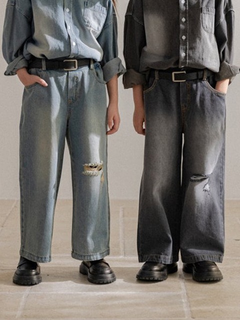 Vintage Brush Denim Pants