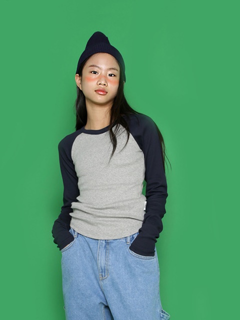 Romy Rib Raglan Tee Small