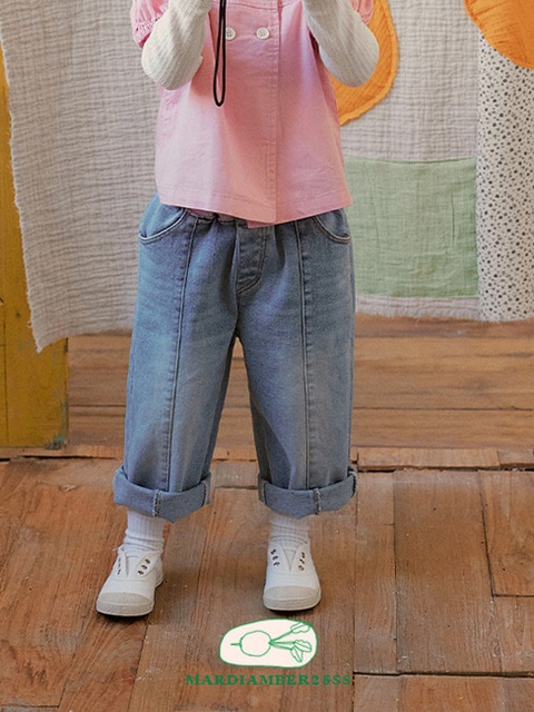 High Denim Pants