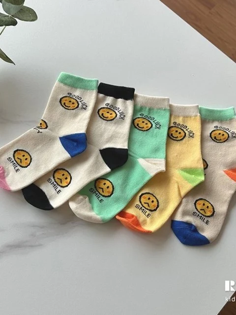 Luxe Smile Socks (set of 5)