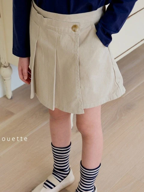 Oat Pleats Currot Skirt